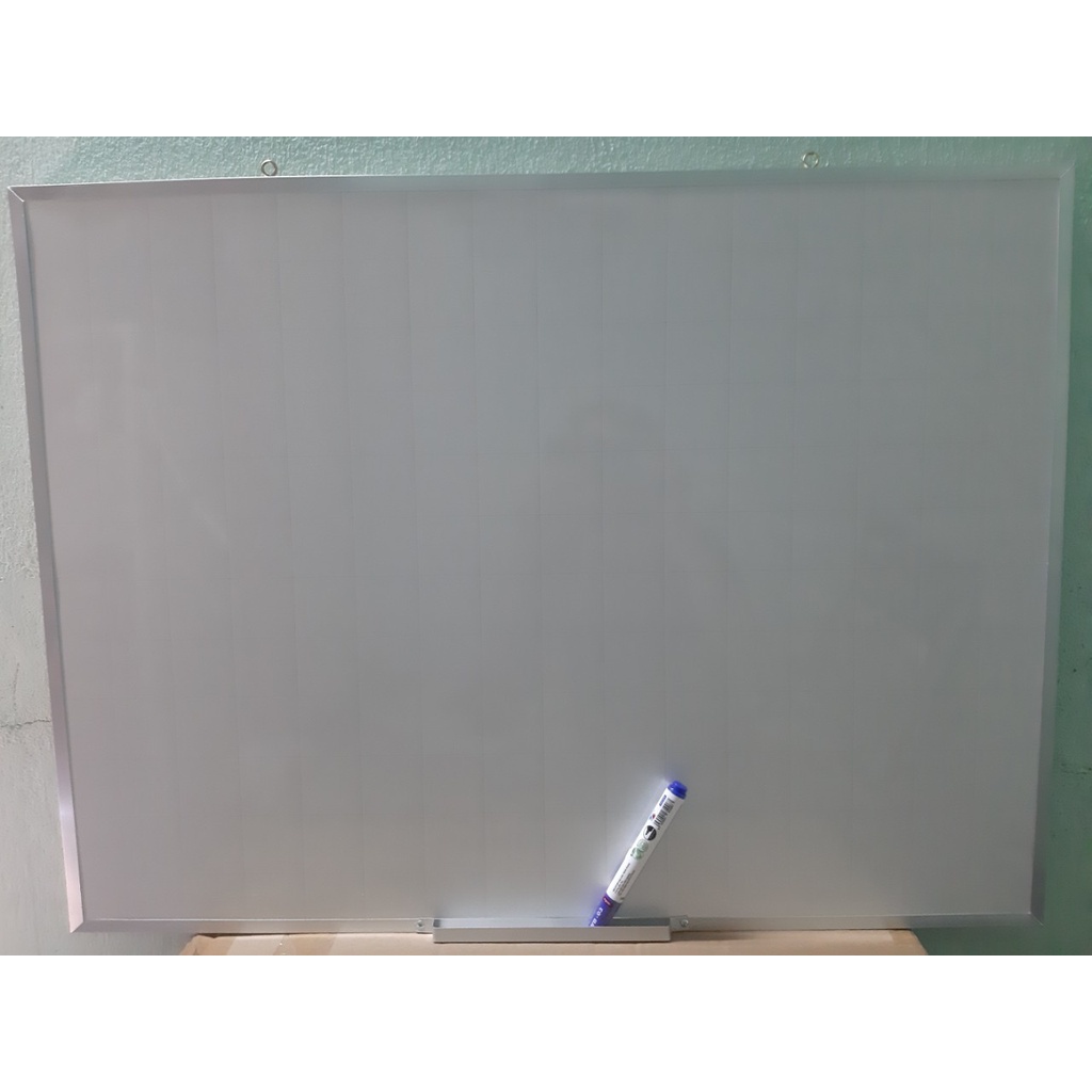 Bảng Trắng Mica 80x120cm Viết Bút Lông Viền Nhôm - bảng treo tường - bảng viết bút lông