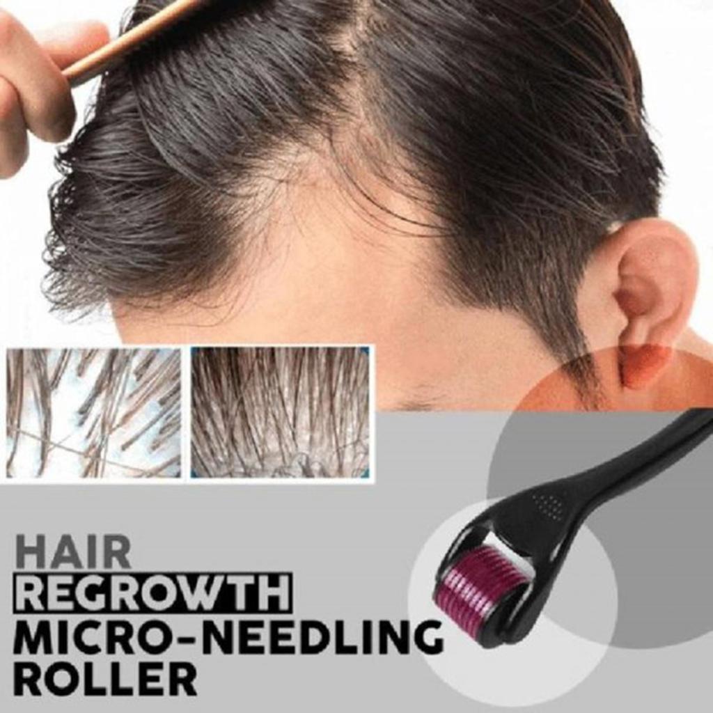 Titanium Beard Growth & Hair Regrowth Anti Hair Loss Hair Skin Roller