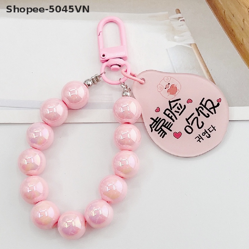 Chuỗi Hạt Nhựa Acrylic Nhiều Màu Sắc Dùng Làm Móc Khóa / Vòng Tay / Móc Khóa Tiện Dụng Cho Nữ