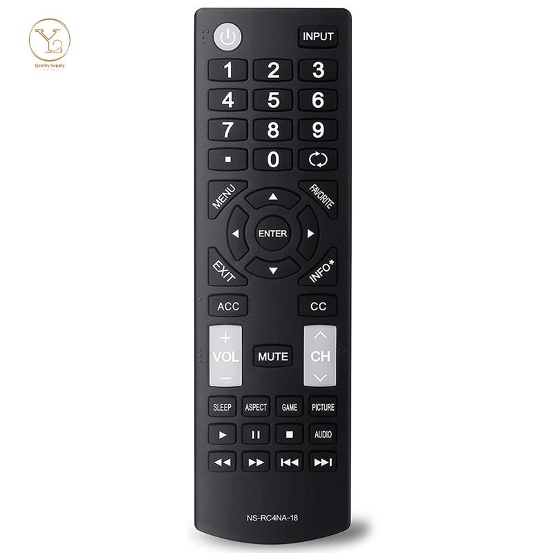 Universal Remote Control Replacement Fit for All Insignia LED-LCD HDTV TVS NS-RC4NA-18 NS-32D311NA17