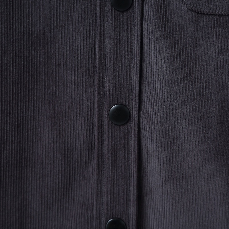 Áo sơ mi nam dài tay vải nhung THOM Thời Trang Trẻ Trung cho nam và nữ