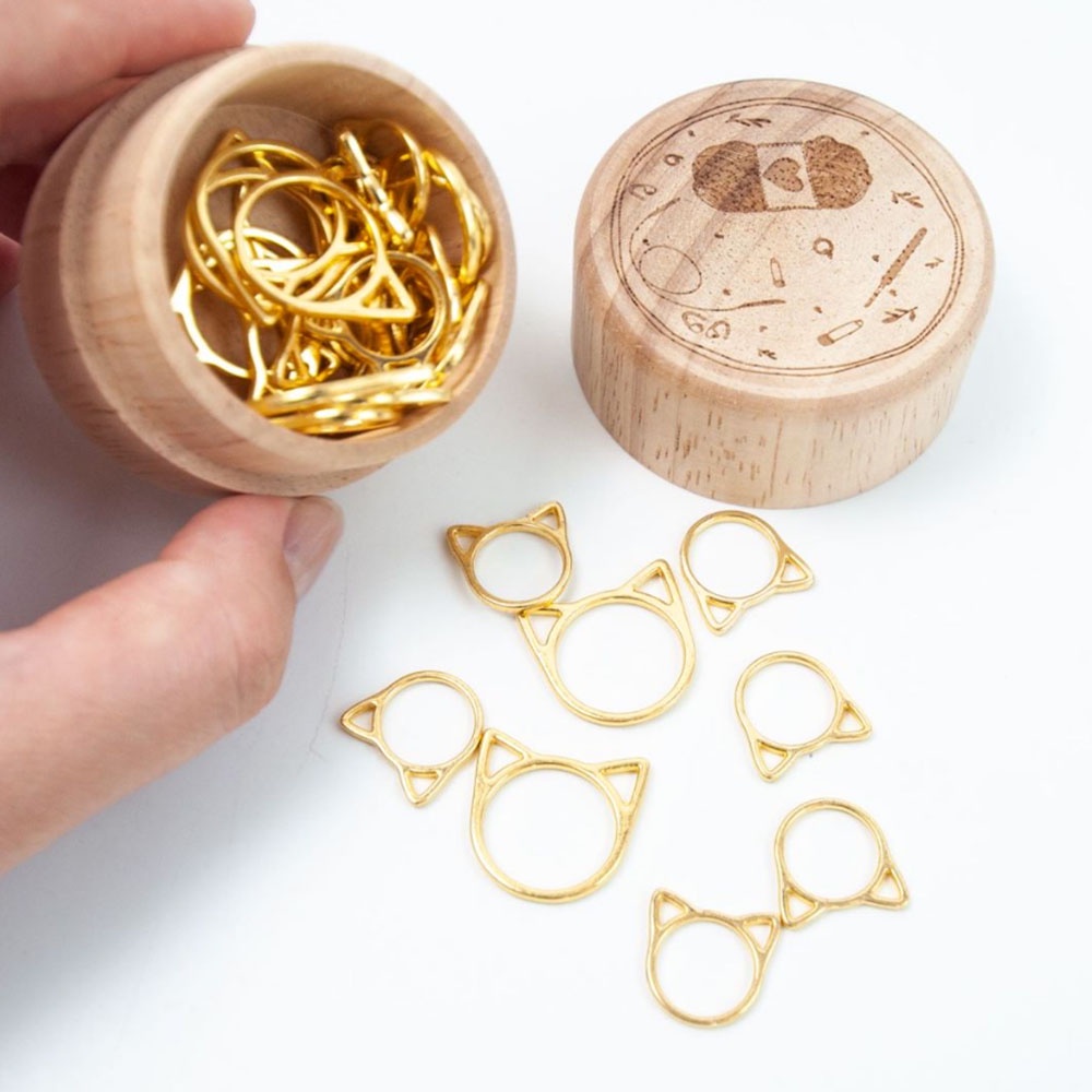 Vòng Đệm Đan Len Thủ Công Hình Gấu / Mèo Dễ Thương