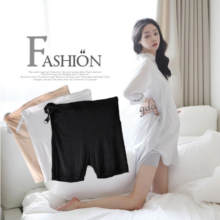 Quần Legging Phối Ren Nâng Bụng Chống Nhìn Trộm Thời Trang Xuân Hè Cho Mẹ Bầu