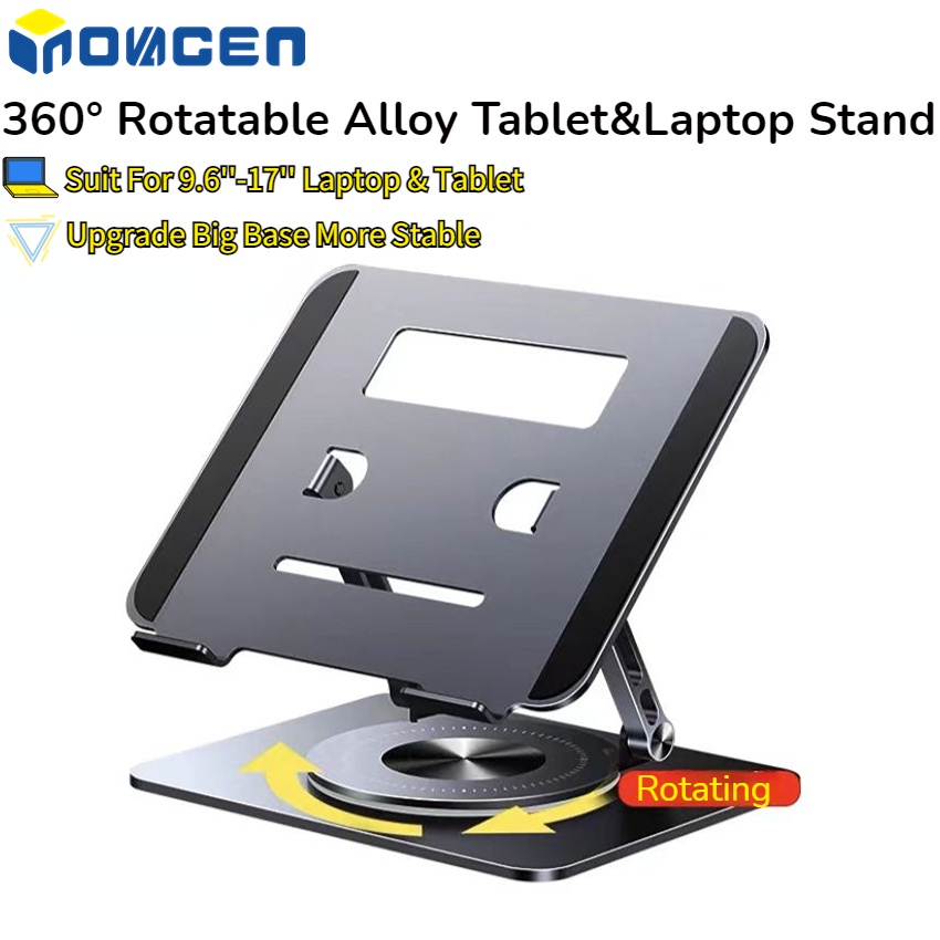 Giá Đỡ Laptop / Máy Tính Bảng Xoay 360 Độ Điều Chỉnh Được Tiện Lợi° Giá Đỡ Máy Tính Bảng / Laptop 9.6 '' - 17.3 '' Để Bàn Tiện Dụng