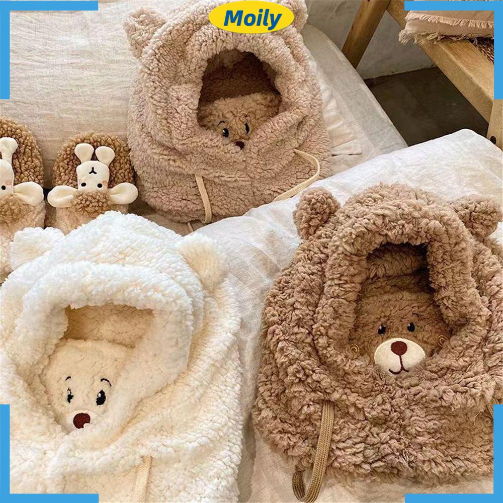 Mũ Len Che Tai Giữ Ấm Mùa Đông Kiểu Dáng Đơn Giản