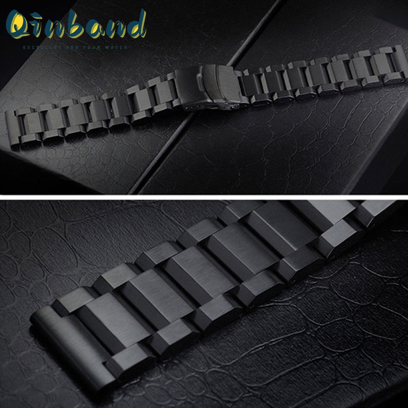 Dây Đeo Đồng Hồ Bằng Thép Không Gỉ Sang Trọng 18mm 20mm 22m 24mm