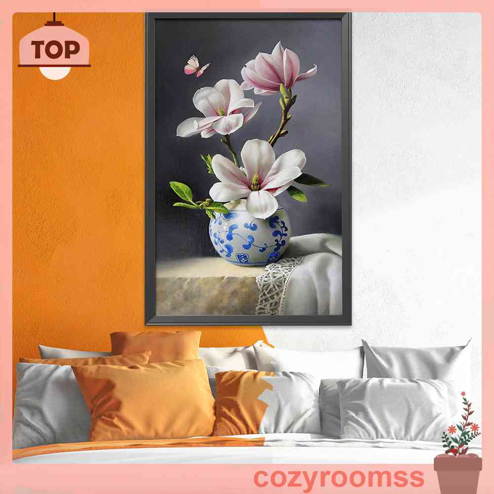 Bộ Tranh Thêu Chữ Thập 11CT DIY Hình Bông Hoa