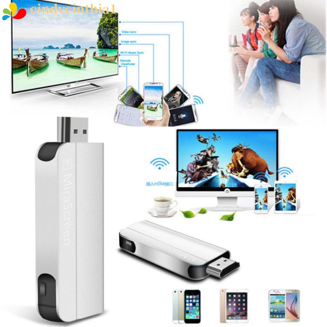 Thiết Bị Truyền Hình Ảnh Không Dây 1080p 2.4g Hd Kết Nối Wifi Hdmi Cho Điện Thoại Di Động