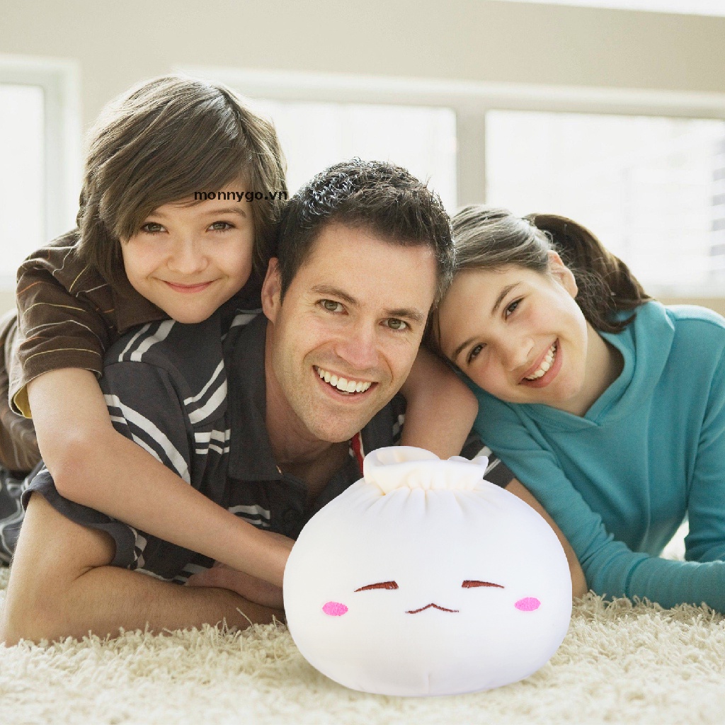 Gối Nhồi Bông Hình Bánh Bao / Bao / Bánh Bao Độc Đáo