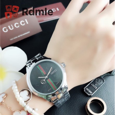 Đồng Hồ Quartz Nữ Mặt Tròn Hiệu Gucci Cổ Điển Năm 2021
