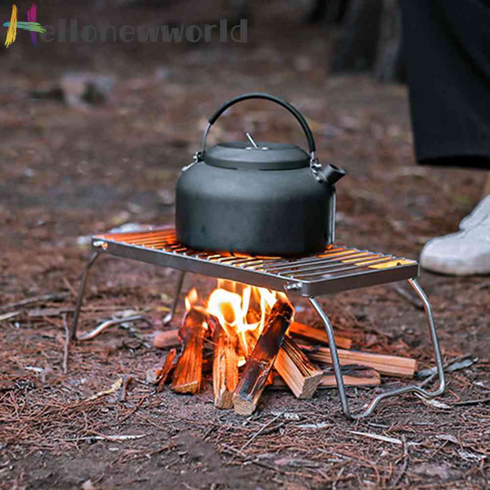 Vỉ Nướng Bằng Thép Không Gỉ Có Thể Gấp Gọn Tiện Dụng