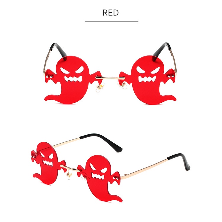 Kính Mát Gọng Kim Loại Phong Cách Halloween Cho Nam Và Nữ