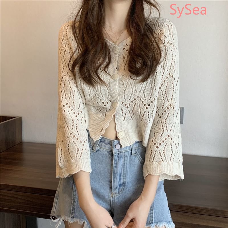 Áo Sơ Mi Chống Nắng Thiết Kế Tối Giản Thời Trang Pháp Cho Nữ