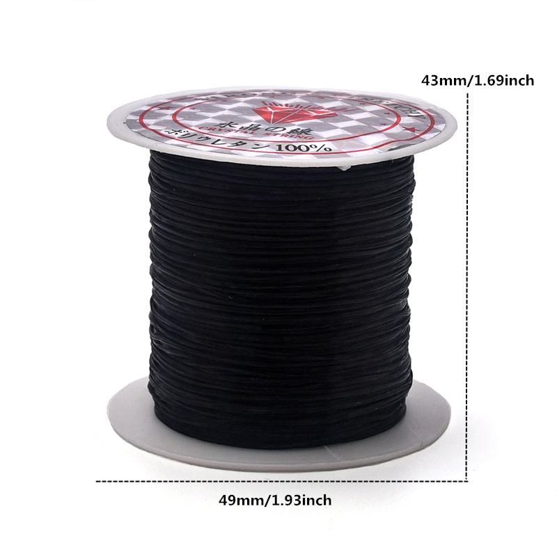 Cuộn Dây Co Giãn 0.8mm Dài 10 yards Dùng Làm Trang Sức Thủ Công