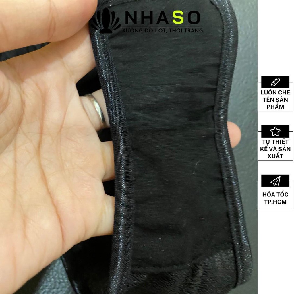 Bộ đồ lót ren 🔥NS022 hoa gân trắng đỏ da không gọng mút vừa gợi cảm quần cánh tiên Nhà Sò