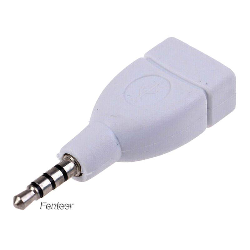 Giắc Cắm Âm Thanh AUX 3.5mm Sang Cổng USB 2.0 Cho Xe Hơi