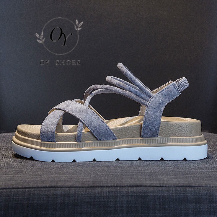 Xăng đan Đế Dày Thời Trang Mùa Hè Phong Cách Roman Hàng Mới Dành Cho Bạn Nữ 2023