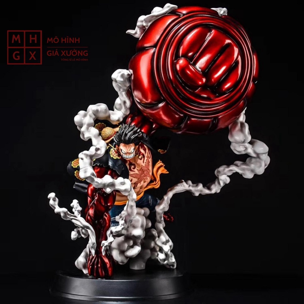 Mô hình nhân vật Luffy gear 4 snake man cao cấp cao 25cm, figure anime one piece decor trang trí siêu chất làm quà tặng