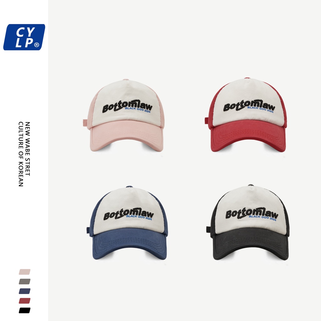 Mũ Lưỡi Trai Thêu Chữ Ba Chiều Thời Trang Đường Phố Hàn Quốc Dành Cho Nữ