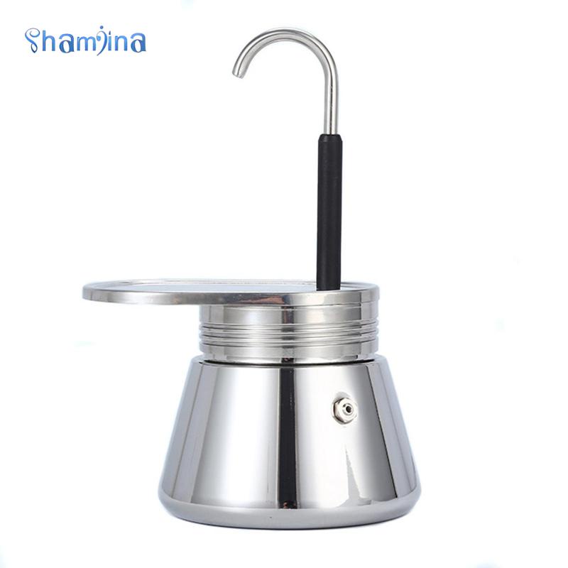 Ngoài Trời Thép Không Gỉ Moka Pot Ý Tự Làm Ống Thông Cà Phê Cắm Trại Ngoài Trời Cà Phê Dụng Cụ Pha Cà Phê Dụng Cụ