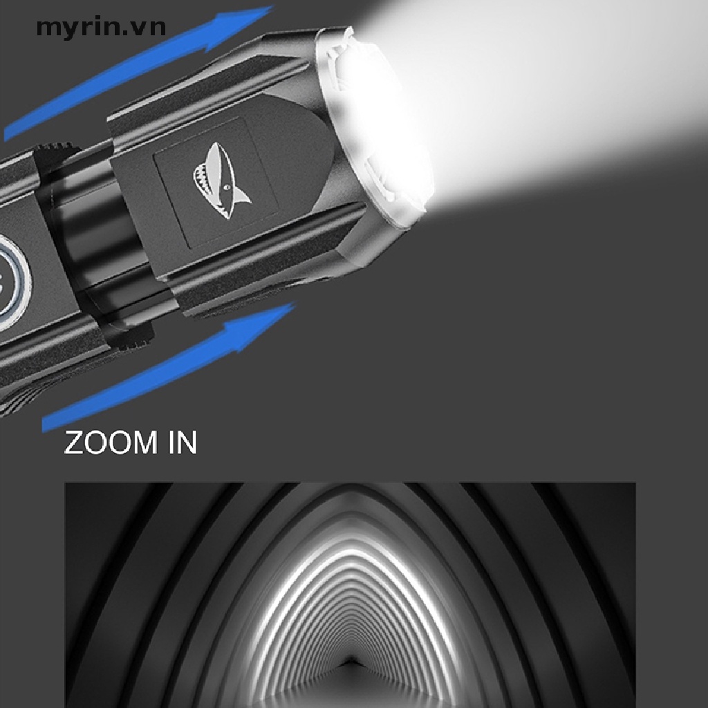 Đèn Pin LED COB Mini Chống Thấm Nước Có Thể Sạc Lại Qua USB