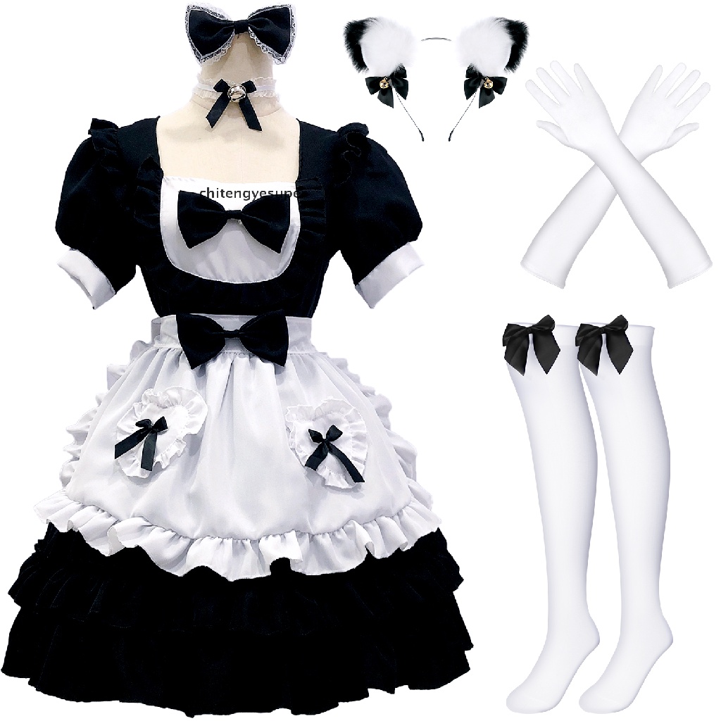 Set 5 Món Đồ Hóa Trang Nhân Vật Hoạt Hình Lolita Nhật Bản Kèm Choker CGS
