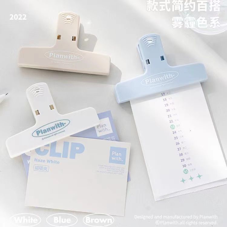 Kẹp Giấy Note Từ Tính Hình Hoa Tulip Màu Tím Đuôi Dài