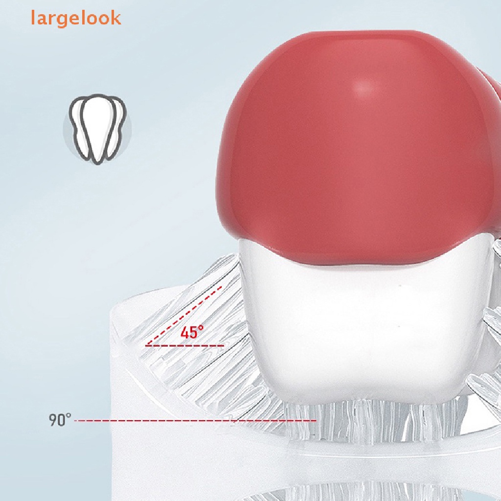 Bàn Chải Đánh Răng Xoay 360 Độ Cỡ Lớn Cho Bé° Bàn Chải Đánh Răng Hình Chữ U Dành Cho Bé Từ 2-12 Tuổi