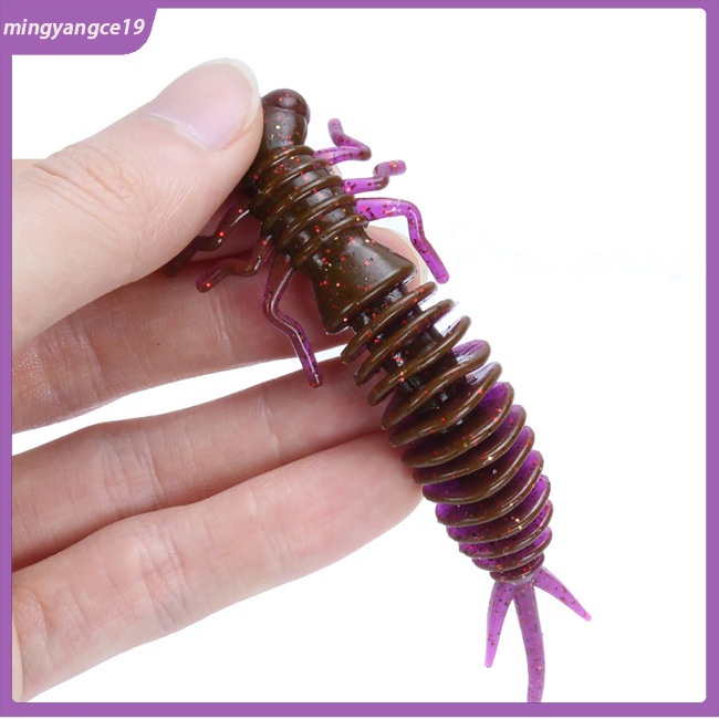 10 Mồi Giun Giả Câu Cá Mềm 5.5cm / 7.5cm / 10cm