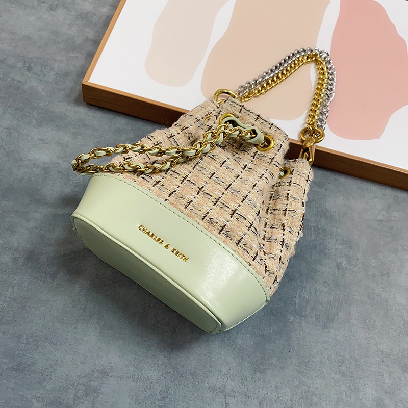 Túi Đeo Chéo Dây Rút Bằng Vải Tuýt Hàng Mới 2022 10781583 10781873