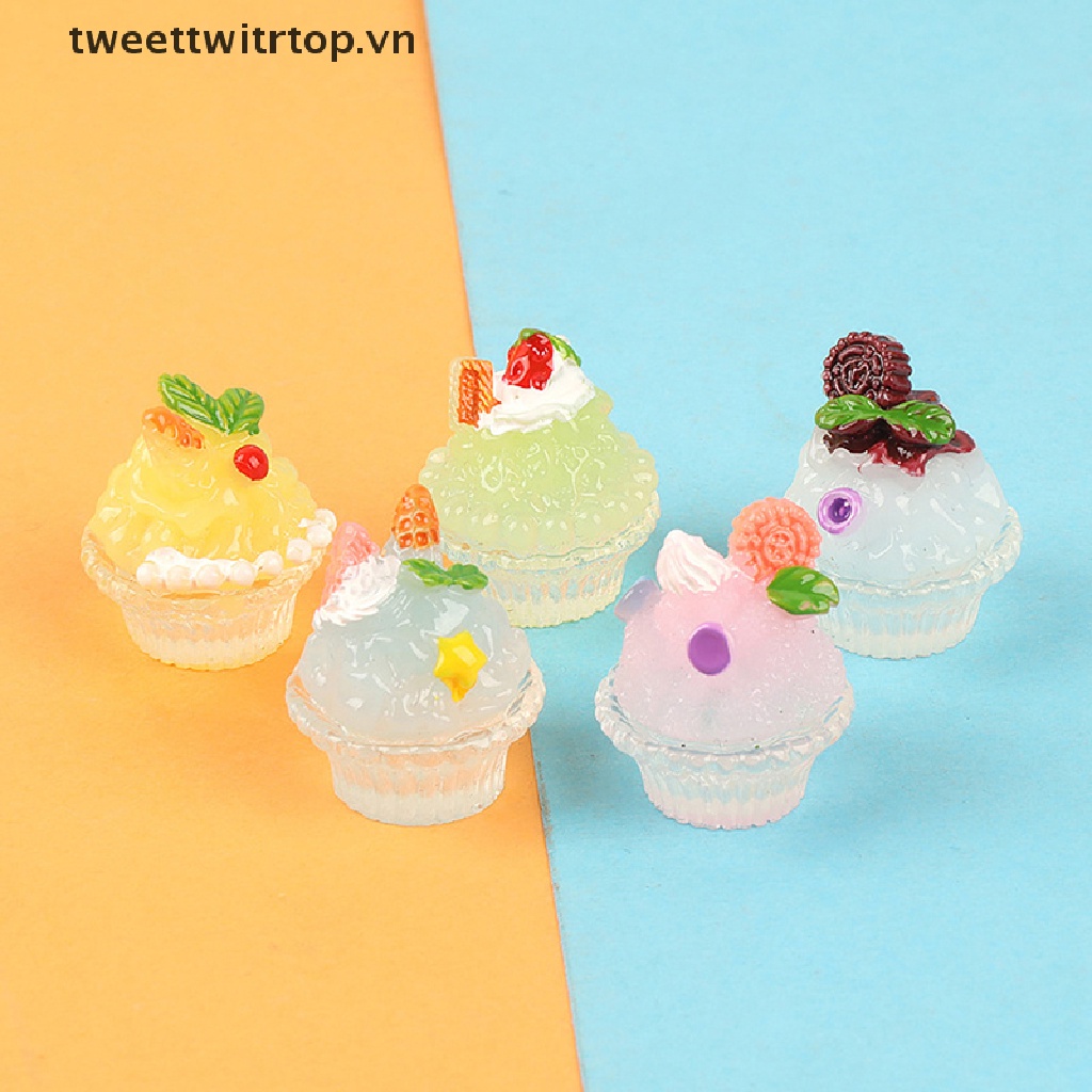 Set 5 Ly Nước Mini Đồ Chơi Cho Nhà Búp Bê