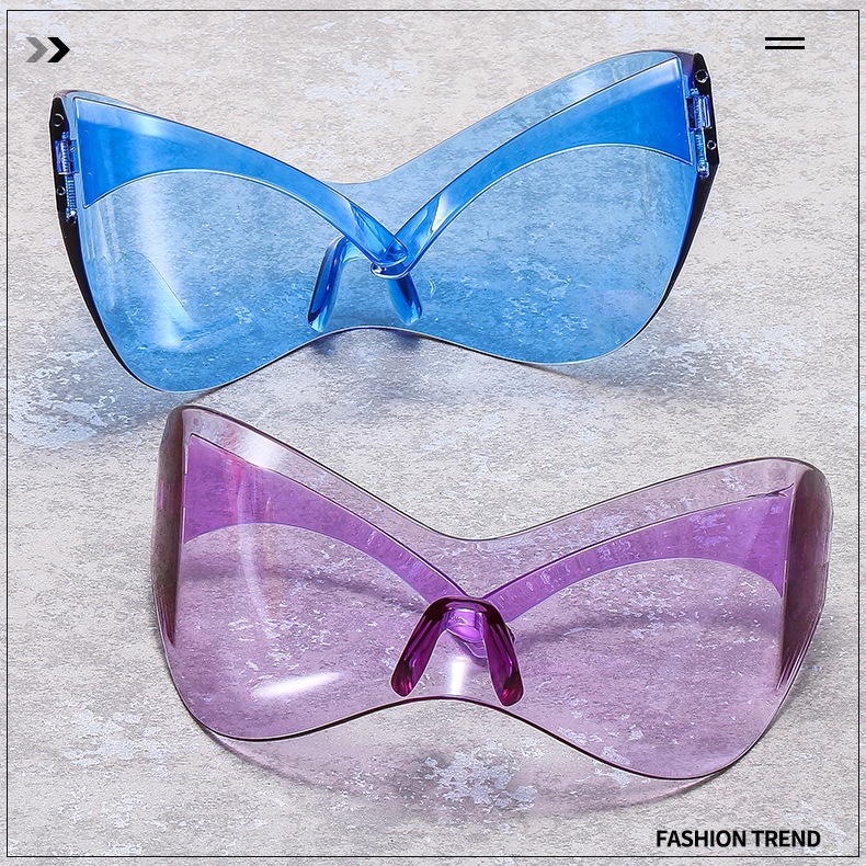 Kính Mát Gọng Vuông Thời Trang Mới Cho Nam Nữ Màu Sắc