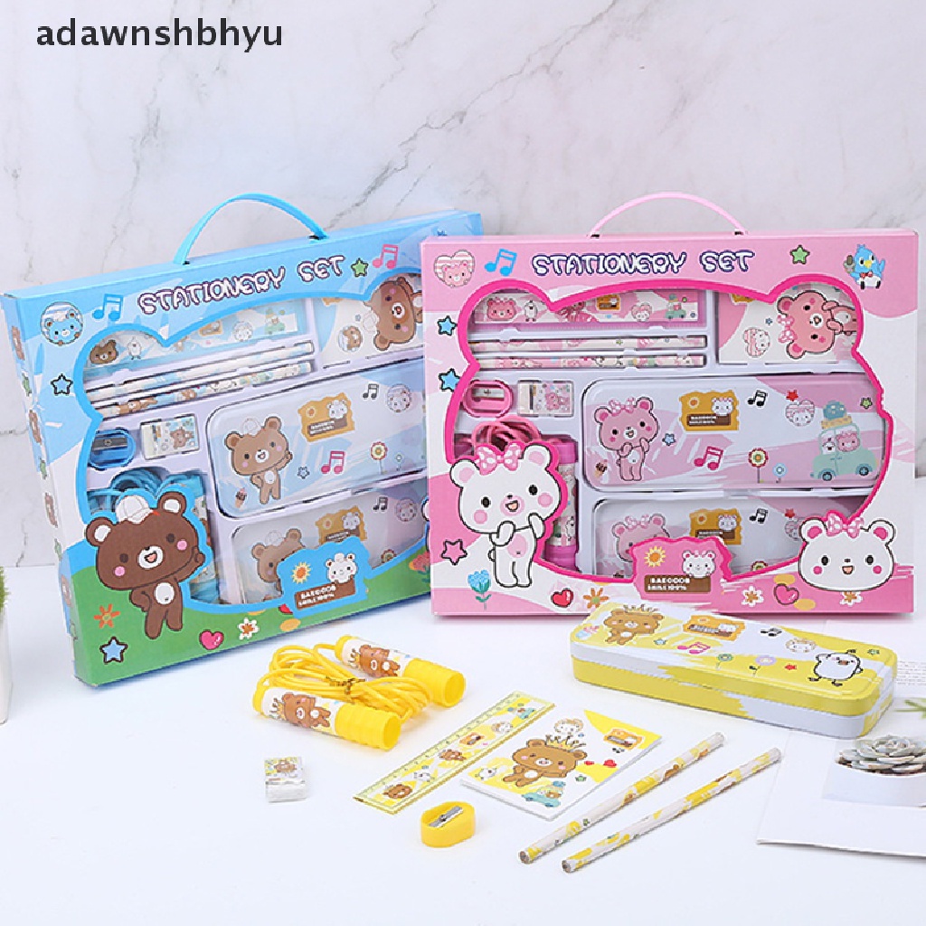 Set 8 Dụng Cụ Học Tập Dễ Thương Cho Bé