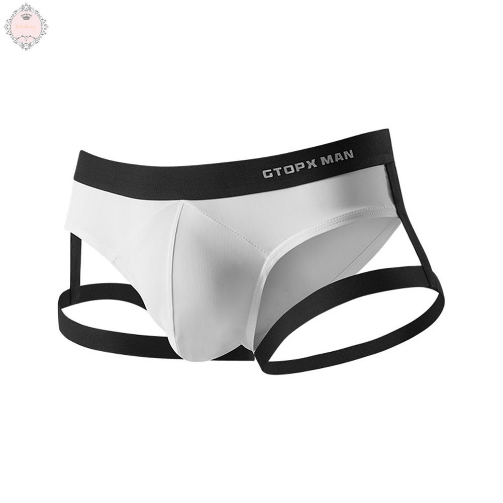 Men\s Jockstrap Breathable Underwear Backless Jockstrap Briefs Underpants Thong Underwear