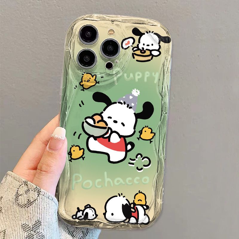 ✅Ốp Điện Thoại Mềm Trong Suốt Chống Sốc In Họa Tiết Chó Pacha Cho iPhone 14 / 13 Pro Max 12 / 11 7 / 8p xs