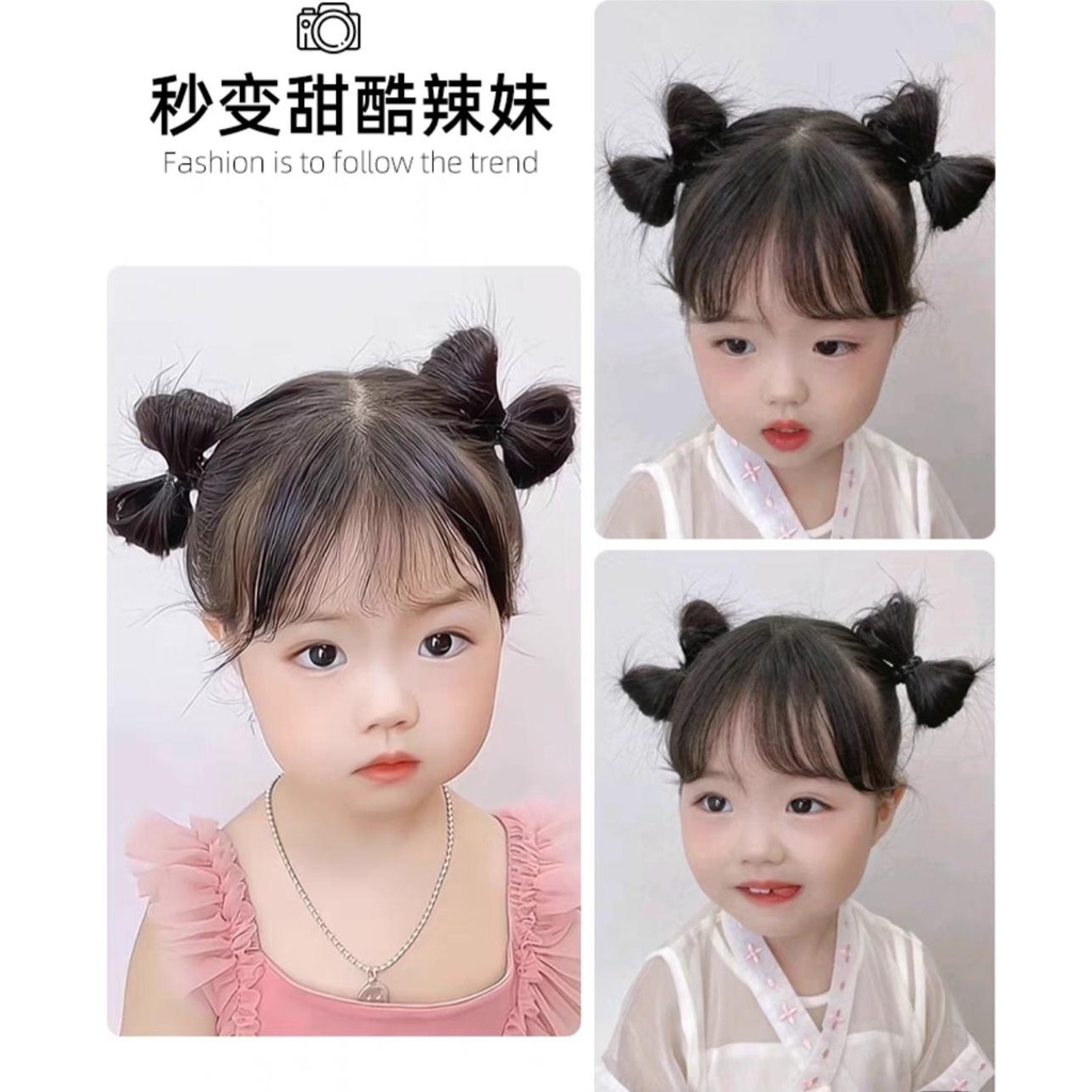 Tóc Giả Nơ Kẹp Dễ Thương Cho Bé Gái MyBaby