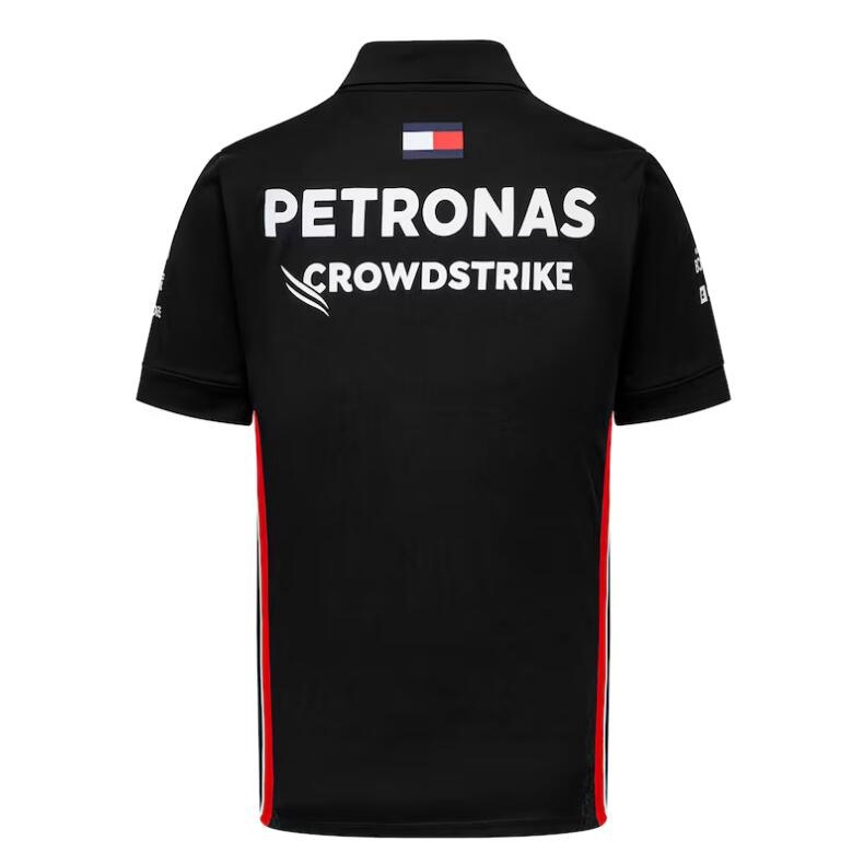 Bộ Đồ Đua Xe F1 2023 Mới Nhất + Áo polo Tay Ngắn In Logo Mercedes AMG Petronas Team + Áo Thun Tay Ngắn Mùa Hè