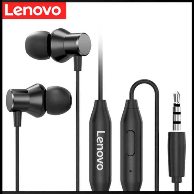 Tai Nghe Có Dây Zevaret Lenovo HF130 Giảm Tiếng Ồn Chống Thấm Nước Thiết Kế Tiện Dụng