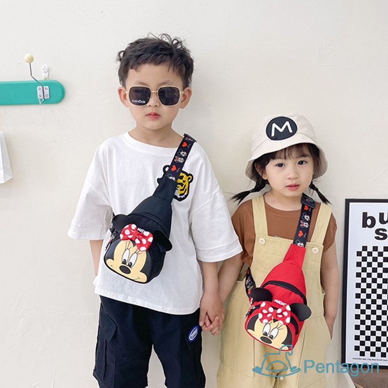 Túi Đeo Chéo Ngực / Đeo Vai Họa Tiết Hoạt Hình 3d Thời Trang Cho Bé