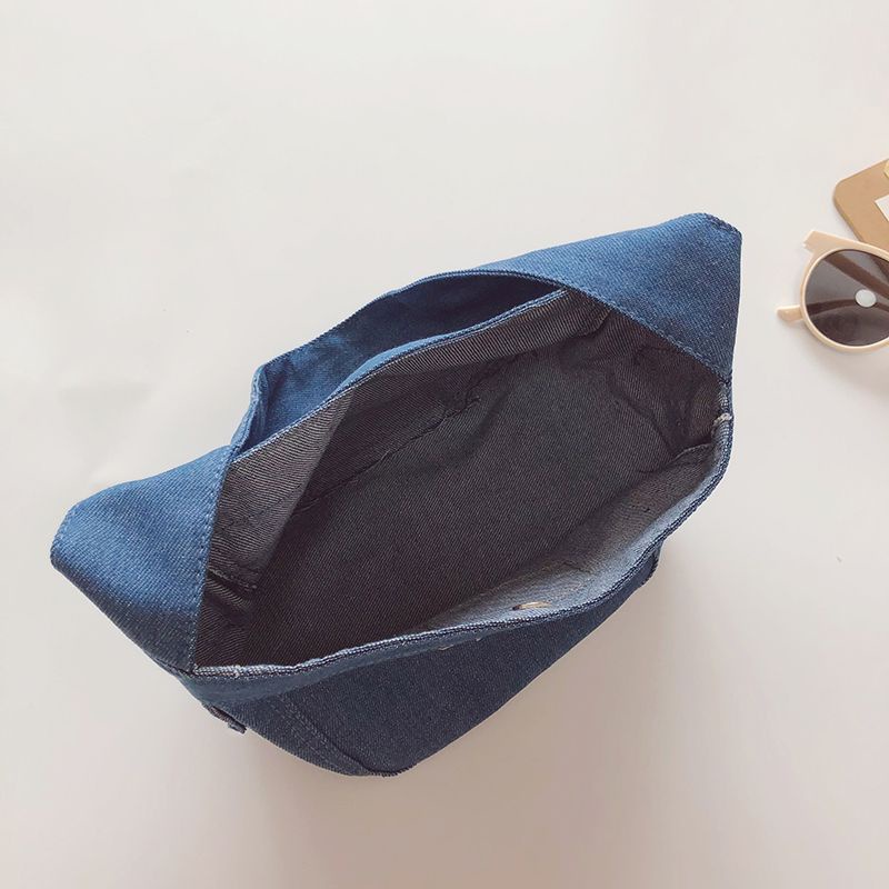 Túi Đeo Chéo Nhỏ Bằng Vải Canvas Phong Cách Thời Trang Đường Phố Đơn Giản Dành Cho Bé Trai Bé Gái