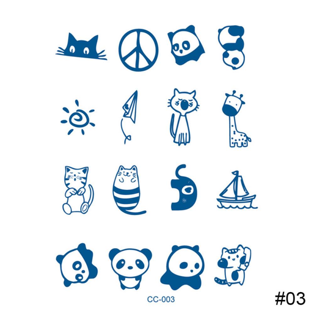 Hình Xăm Dán Ngón Tay Kháng Nước Lâu Trôi Q7Z6 Họa Tiết TIMEKEY