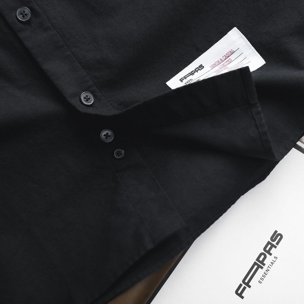 Áo Sơ Mi Nam Oxford Serii Thêu Chữ Tinh Xảo Chất Vải Cotton Mềm Mịn Phong Cách Thanh Lịch Form Slimfit Vừa Vặn - FAPAS