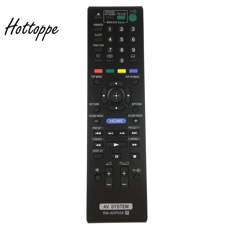 RM-ADP058 Remote Control for Sony Home Theater Blu-Ray Remote Control BDV-E280 BDV-E380 Remote