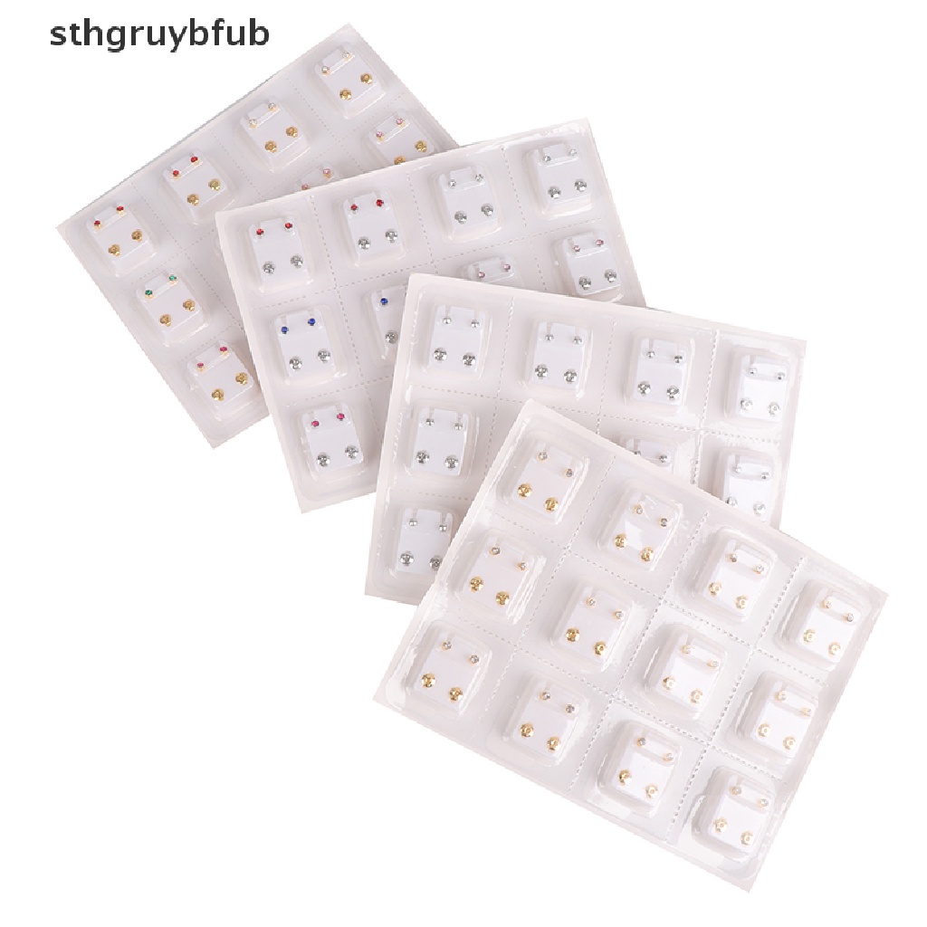 Set 24 Bông Tai Thép Thời Trang Cá Tính Cho Nữ