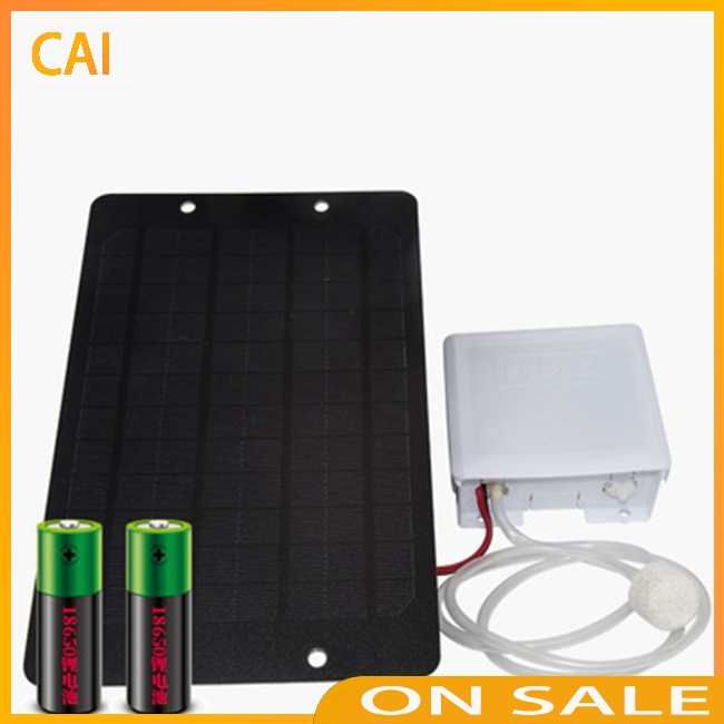 Máy Bơm Oxy Siêu Êm Sử Dụng Năng Lượng Mặt Trời Có Thể Sạc Lại Dành Cho Bể Cá