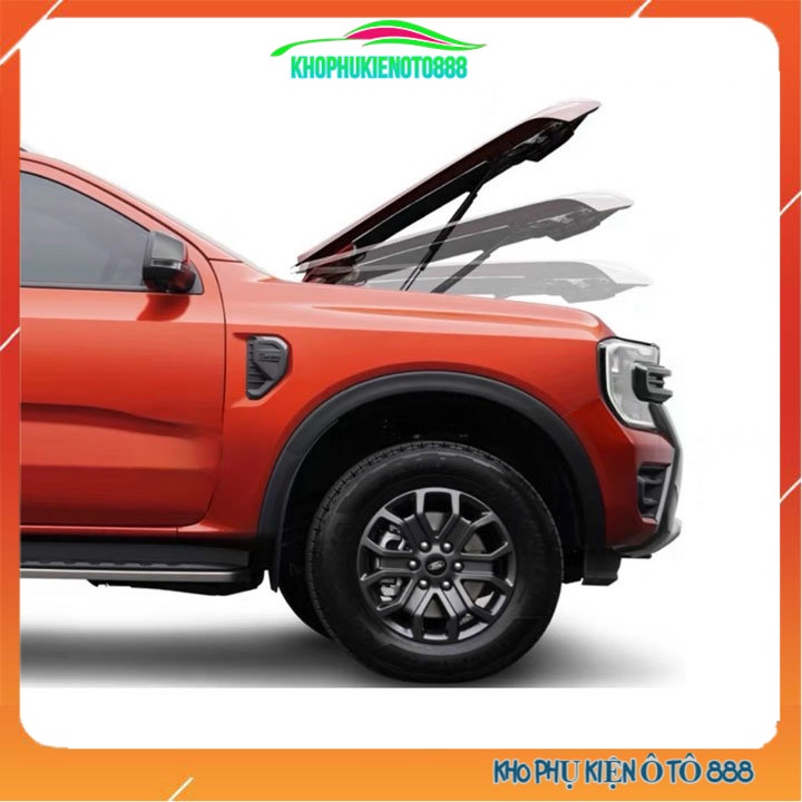 Ty mở capo tự động, thanh thủy lực chống nắp capo FORD RANGER T9 2022-2023-2024