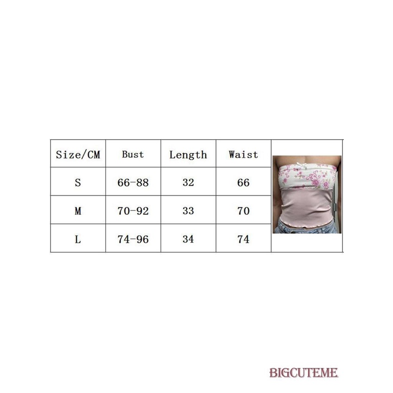 Áo Croptop Trễ Vai Không Dây In Họa Tiết Hoa Thời Trang Đường Phố Cho Nữ