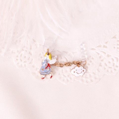 Nút Bịt Chống Bụi Cho Cổng Sạc Điện Thoại Di Động diy Hình Mặt Cười Thiên Thần