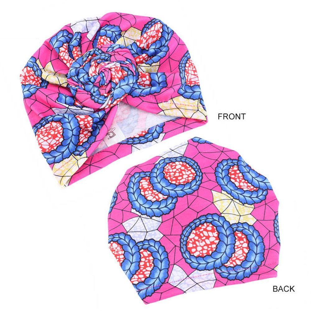 Mũ Trùm Đầu Bằng Cotton Họa Tiết Hoa Thời Trang Dễ Thương Bắt Mắt