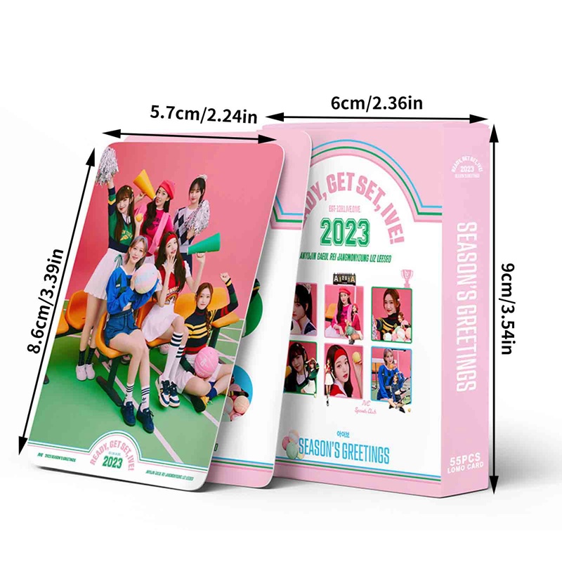 Set 55 Tấm Ảnh Lomo Card LOVE DIVE Nhóm Nhạc Nữ Kpop